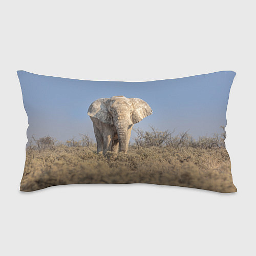 Подушка-антистресс Африканский белый слон / 3D-принт – фото 1