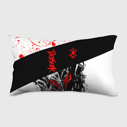 Подушка-антистресс Берсерк черная маска с логотипом