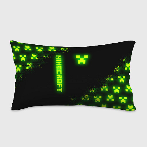 Подушка-антистресс MINECRAFT NEON LOGO CREEPER / 3D-принт – фото 1