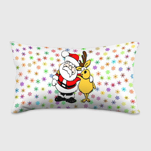 Подушка-антистресс Счастливого всем Рождества / 3D-принт – фото 1