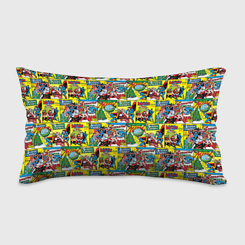 Подушка-антистресс Новогодние обложки DC / 3D-принт – фото 1