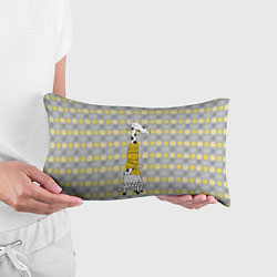 Подушка-антистресс Милая жирафа в шарфе, цвет: 3D-принт — фото 2