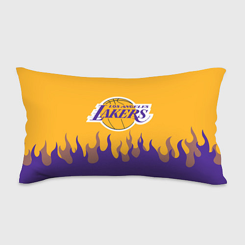 Подушка-антистресс LA LAKERS NBA FIRE ЛЕЙКЕРС ОГОНЬ / 3D-принт – фото 1