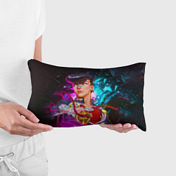 Подушка-антистресс Космический Джоске Хигашиката из Джо Джо, цвет: 3D-принт — фото 2
