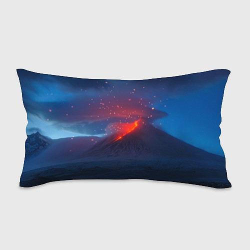 Подушка-антистресс Извержение вулкана ночью / 3D-принт – фото 1