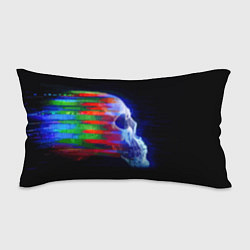 Подушка-антистресс Color glitch skull