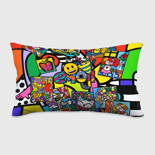 Подушка-антистресс Romero Britto - emoji / 3D-принт – фото 1