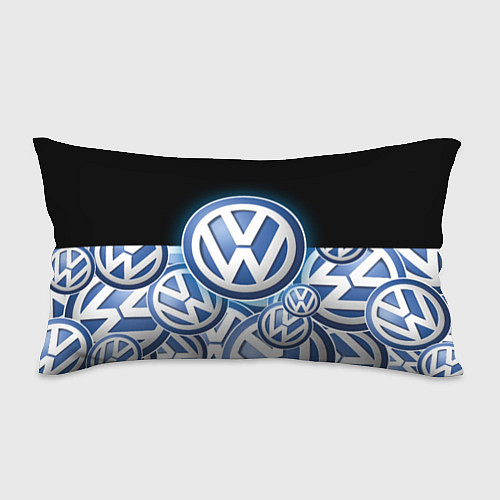 Подушка-антистресс Volkswagen Большое лого паттерн / 3D-принт – фото 1