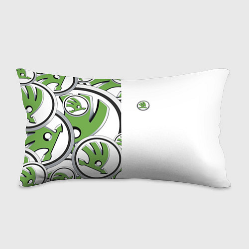 Подушка-антистресс Skoda Half Pattern Logo / 3D-принт – фото 1