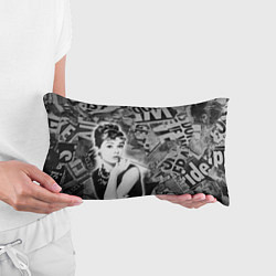 Подушка-антистресс Одри Хепберн Завтрак и Тиффани, цвет: 3D-принт — фото 2