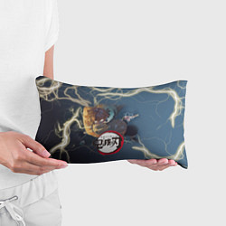 Подушка-антистресс Клинок рассекающий демонов Зенитсу, цвет: 3D-принт — фото 2