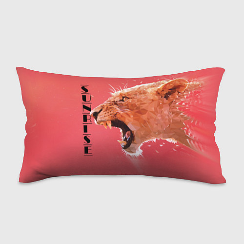 Подушка-антистресс Leopard sunrise / 3D-принт – фото 1