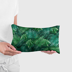 Подушка-антистресс Tropical plants pattern, цвет: 3D-принт — фото 2