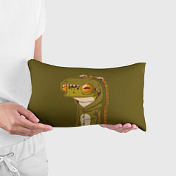 Подушка-антистресс Лягуха в костюме динозавра, цвет: 3D-принт — фото 2