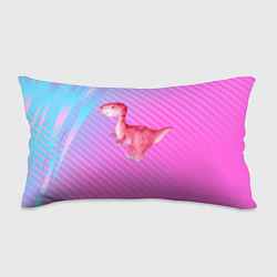 Подушка-антистресс Розовый динозаврик, цвет: 3D-принт