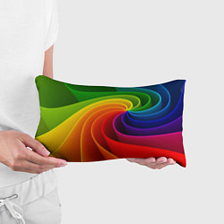 Подушка-антистресс Спираль Модный узор 2023 Неон, цвет: 3D-принт — фото 2