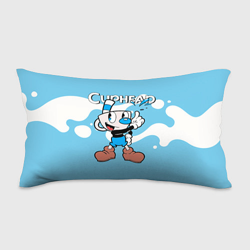 Подушка-антистресс Cuphead синяя чашечка / 3D-принт – фото 1