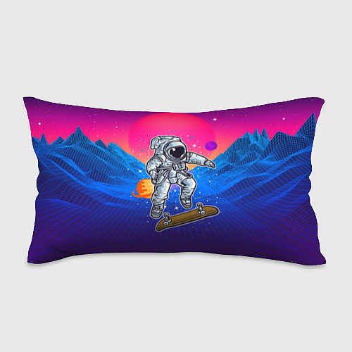 Подушка-антистресс Космонавт прыгает на скейте / 3D-принт – фото 1