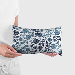 Подушка-антистресс Гжелевые цветы, цвет: 3D-принт — фото 2