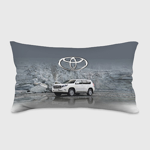 Подушка-антистресс Toyota Land Cruiser на фоне скалы / 3D-принт – фото 1