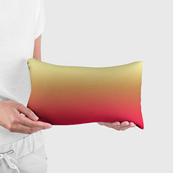 Подушка-антистресс Красно-желтый градиент, цвет: 3D-принт — фото 2