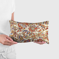 Подушка-антистресс Цветочный винтажный орнамент, цвет: 3D-принт — фото 2