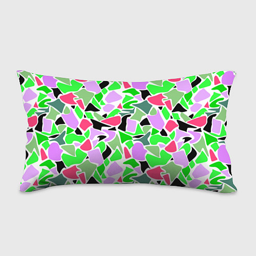 Подушка-антистресс Abstract pattern green pink spots / 3D-принт – фото 1