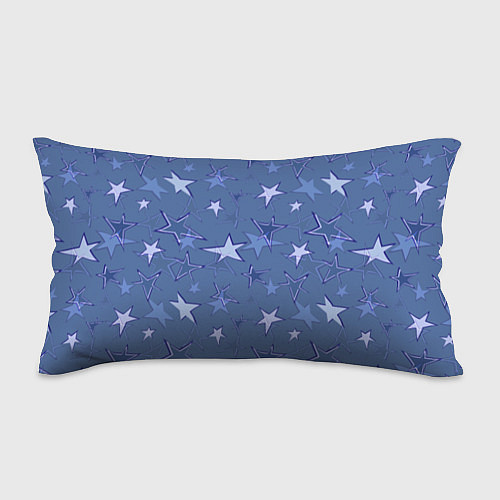 Подушка-антистресс Gray-Blue Star Pattern / 3D-принт – фото 1