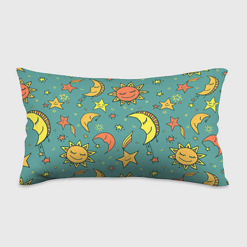 Подушка-антистресс Солнце, Луна и Звёзды / 3D-принт – фото 1