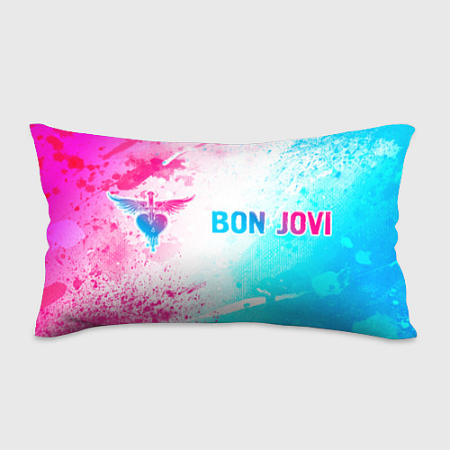 Подушка-антистресс Bon Jovi Neon Gradient / 3D-принт – фото 1