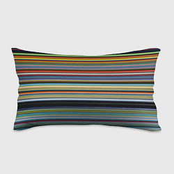 Подушка-антистресс Абстрактное множество разноцветных линий, цвет: 3D-принт