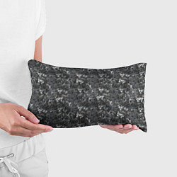 Подушка-антистресс Темно серый графитовый с текстурой камня, цвет: 3D-принт — фото 2