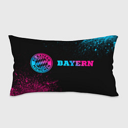Подушка-антистресс Bayern - neon gradient: надпись и символ, цвет: 3D-принт