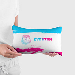 Подушка-антистресс Everton neon gradient style: надпись и символ, цвет: 3D-принт — фото 2