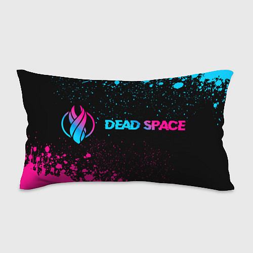 Подушка-антистресс Dead Space - neon gradient: надпись и символ / 3D-принт – фото 1