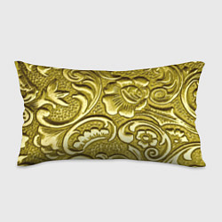 Подушка-антистресс Золотой орнамент - чеканка, цвет: 3D-принт