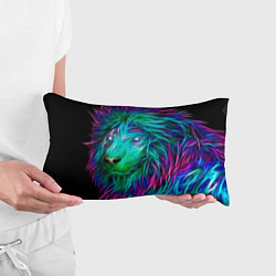 Подушка-антистресс Светящийся неоновый лев, цвет: 3D-принт — фото 2
