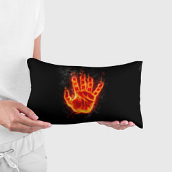 Подушка-антистресс Ладонь из огня, цвет: 3D-принт — фото 2