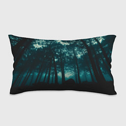Подушка-антистресс Тёмный лес на закате, цвет: 3D-принт