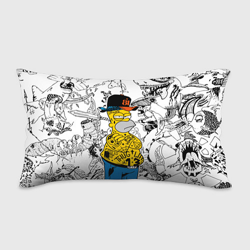 Подушка-антистресс Гомер Симпсон - ярый головорез! / 3D-принт – фото 1