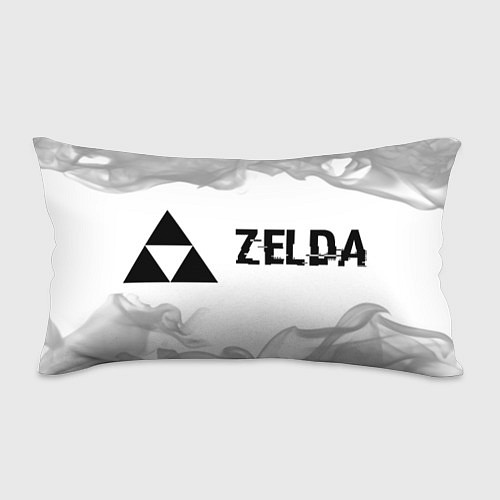 Подушка-антистресс Zelda glitch на светлом фоне: надпись и символ / 3D-принт – фото 1