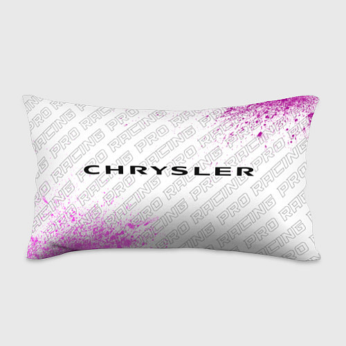 Подушка-антистресс Chrysler pro racing: надпись и символ / 3D-принт – фото 1