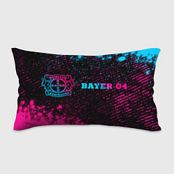 Подушка-антистресс Bayer 04 - neon gradient: надпись и символ