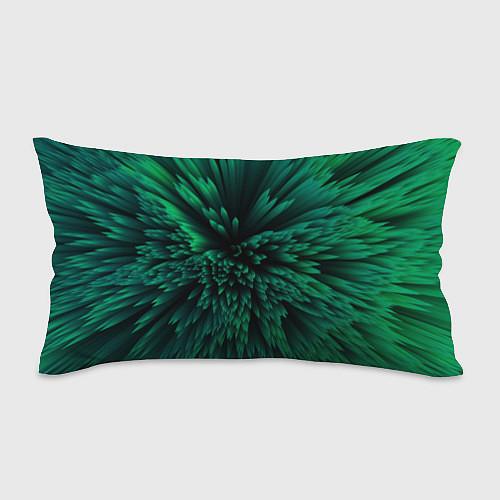 Подушка-антистресс Объёмные острые зелёные фигуры / 3D-принт – фото 1