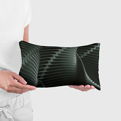 Подушка-антистресс Наноброня - чёрные волнообразные пластины, цвет: 3D-принт — фото 2