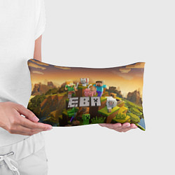 Подушка-антистресс Ева Minecraft, цвет: 3D-принт — фото 2