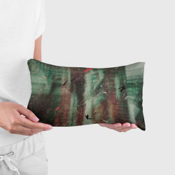Подушка-антистресс Абстрактные силуэты зданий и краски, цвет: 3D-принт — фото 2