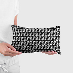 Подушка-антистресс Скелет кошки - Halloween pattern, цвет: 3D-принт — фото 2