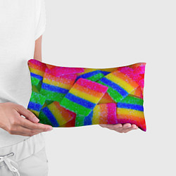 Подушка-антистресс Маленькие кусочки мармелада, цвет: 3D-принт — фото 2