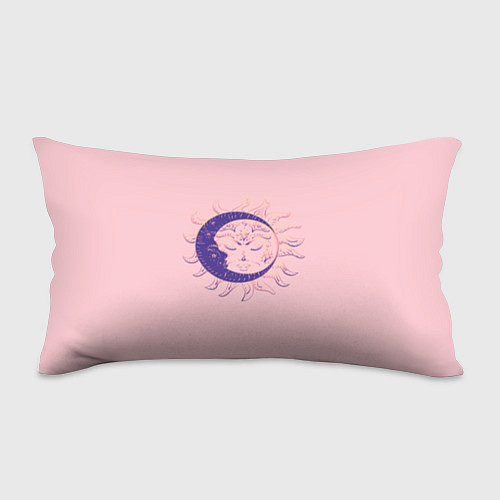 Подушка-антистресс Спящие солнце и месяц в стиле модерн / 3D-принт – фото 1